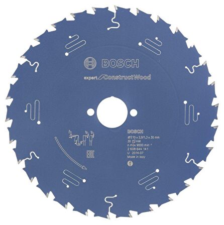 Bosch Çivili Ahşap Daire Kesme Testeresi 210*30 mm 30 Diş Expert 2608644141